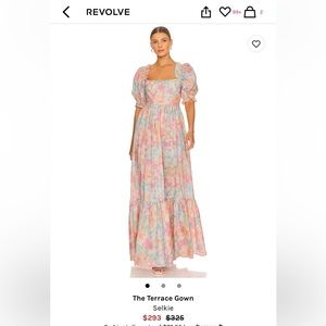 Selkie dress - multicolored green, pink, blue